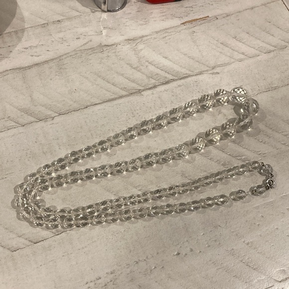 Art deco crystal necklace - Picture 6 of 7